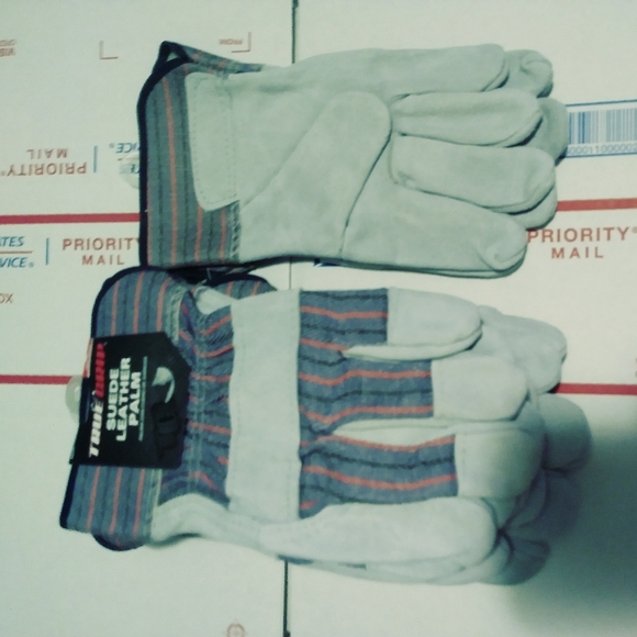 4 TRUE GRIP NEW,HEAVY DUTY GLOVES SIZE L,COWHIDE LEATHER,NICE GIFT.🎁 - Picture 4 of 4